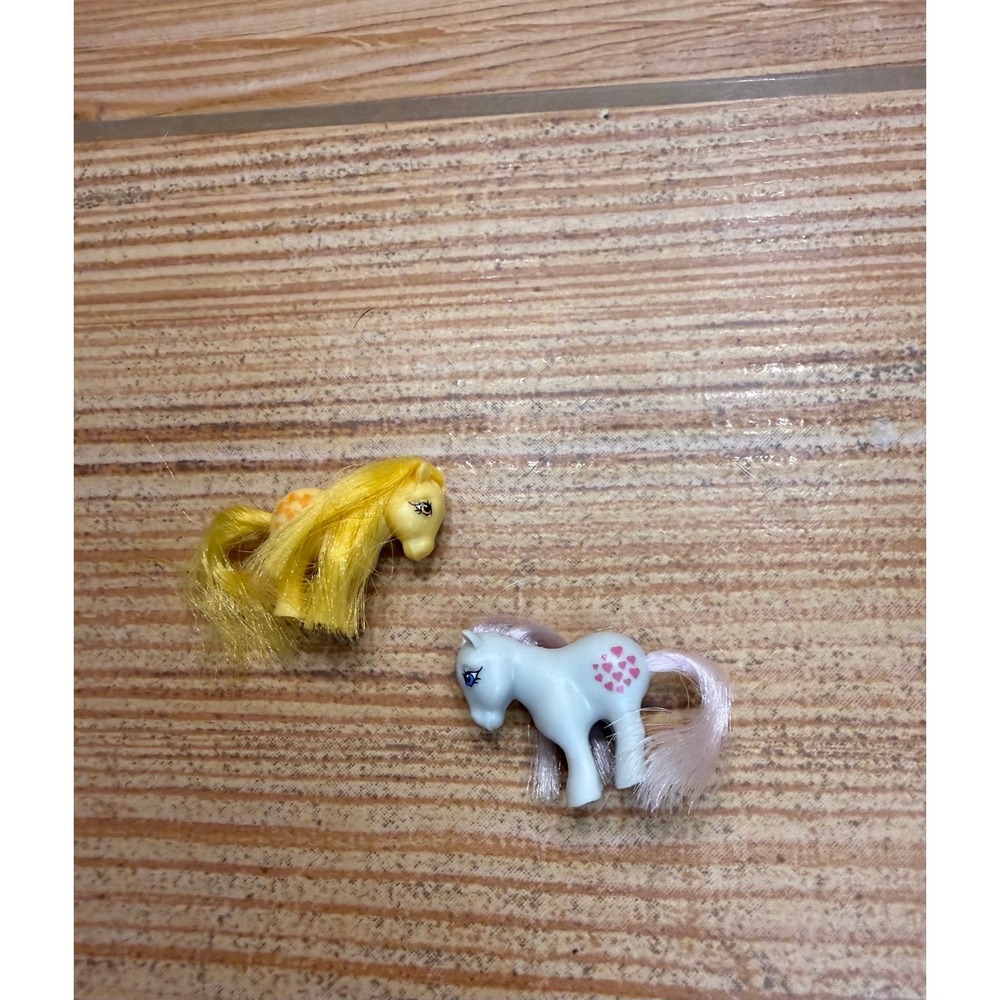 Miniature Butterscotch & Snuzzle World's Smallest My Little Pony  toy lot